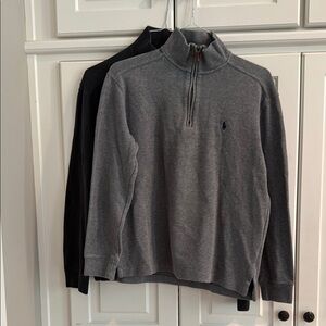 (2) Polo by Ralph Lauren 1/4 zips AS and AM